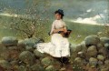 Fleurs de pêcher réalisme peintre Winslow Homer